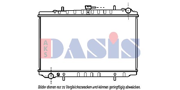 AKS DASIS Jäähdytin,moottorin jäähdytys 071640N